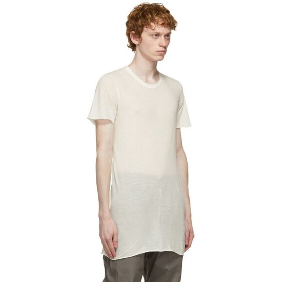Rick Owens Basic SS T-Shirt M Mens Milk Phlegethon S/S 21 - Picture 1 of 13